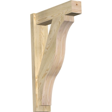 Funston Block Rough Sawn Outlooker, Douglas Fir, 6W X 22D X 34H